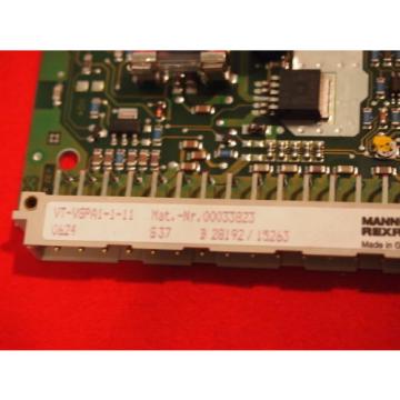 REXROTH VSPA1 *NEW* ANALOG AMPLIFIER CARD VT-VSPA1-1-11 (1D1)