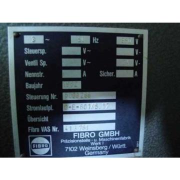 Rexroth Rexroth Fibro Hydraulic Supply w/Controller Rexroth Fibro Grinder