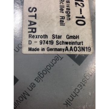 NEW REXROTH 1851-412-10 LINEAR RUNNER BLOCK ROLLER RAIL / D-97419 BEARING (U3)