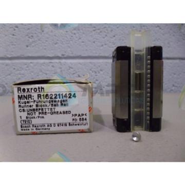 REXROTH R162211424 RUNNER BLOCK *NEW IN BOX*