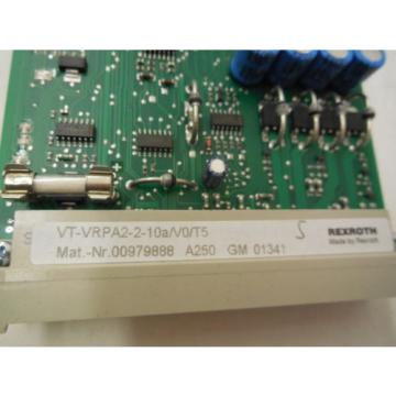 NEW REXROTH VT-VRPA2-2-10A/V0/T5 AMPLIFIER CARD VTVRPA2210AV0T5