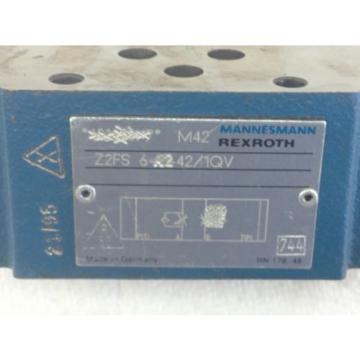 NEW!  REXROTH Z2FS-6-A2-42/1QV  HYD THROTTLE CHECK VALVE  FAST SHIP!!! (A139)