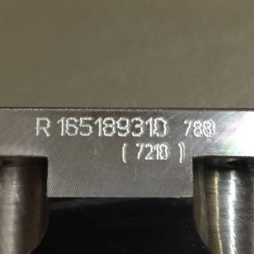 NEW REXROTH LINEAR RUNNER BLOCK PN# R165189310