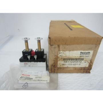 REXROTH SOLENOID VALVE 581-122-031-2