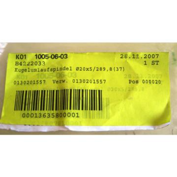 Rexroth Ballscrew R151211013 020x5/289, 8 (37), New