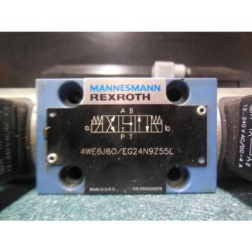 NEW REXROTH DIRECTIONAL VALVE # 4WE6J60/EG24N9Z55L