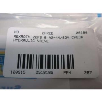 NEW REXROTH Z2FS 6 A2-44/2QV HYDRAULIC CHECK VALVE D518185