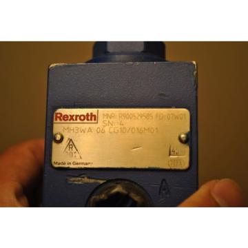 Rexroth R900529585 Directional-Control Valve MH3WA 06 CG10/016M01