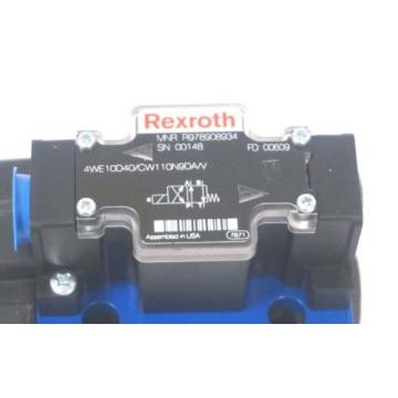 NEW REXROTH R978908934 CONTROL VALVE 4WE10D40/CW110N9DA/V