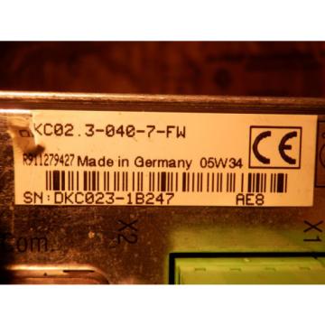 REXROTH INDRAMAT DKC02.3-040-7-FW + ESM02.3-FW FWA-ECODR3-SMT-02VRS +... DKC02 3