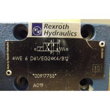 MANNESMANN REXROTH WEDGE VALUE ? 4WE 6 D61/EG24K4/B12