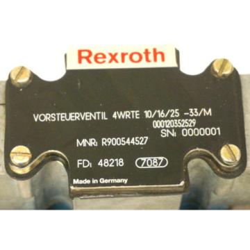 REXROTH 4WRTE25E1-350L-31 6BG24EZ31/M VALVE W/ R900544527, 4 WTRE 25-31