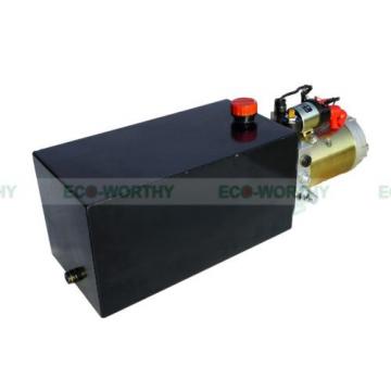 DC12V 10 Quart Tank Single Acting Hydraulic Pack Power Unit for Car Lift Pump