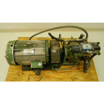 Hydraulic Power Pack w/ Lincoln Motor 20 HP 1750 RPM 220 3 HP w/ Vickers Valve Pump