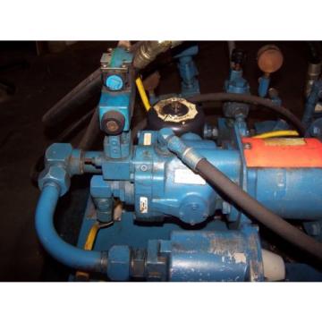 VICKERS 15 HP HYDRAULIC POWER UNIT 30 GALLON 3000 PSI PVQ20B2RSE1S21  Pump