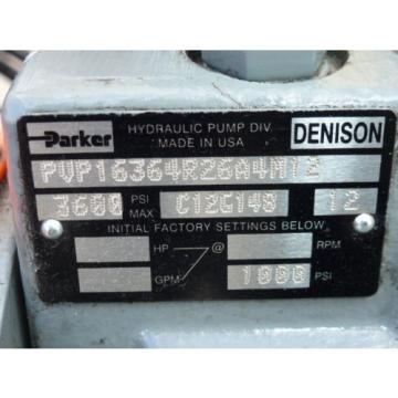 60GALLON HYDRAULIC POWER UNIT, 15 HP HYUNDAI MOTOR, PARKER , HEAT EXCHANGER Pump