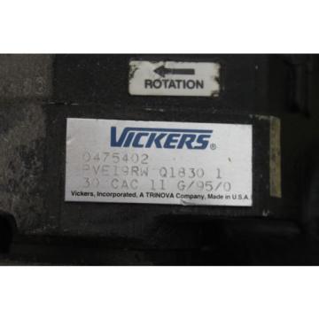 NEW VICKERS HYDRAULIC PVE19RWQ18301 0475402 Pump