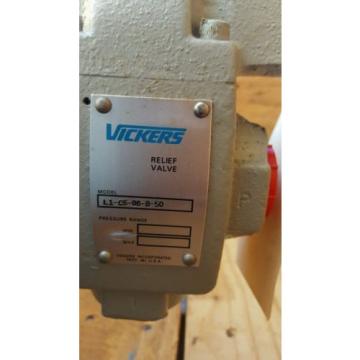 Vickers pump l2mpef41551 847353 1175rpm w General Electric 3 hp motor  Pump