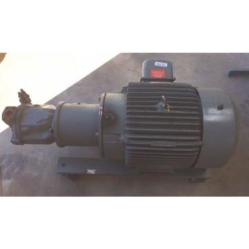 Rexroth Hydraulic MDL AA10VS071 w Reliance 40 HP Motor DUTY MASTER 3 PH Pump