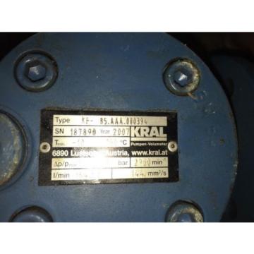 Kral Screw Type KF 85.AAA.000394 Pump