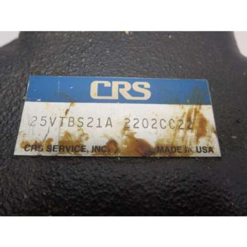 CRS 25VTBS21A 2202CC22 HYDRAULIC VANE D518525 Pump