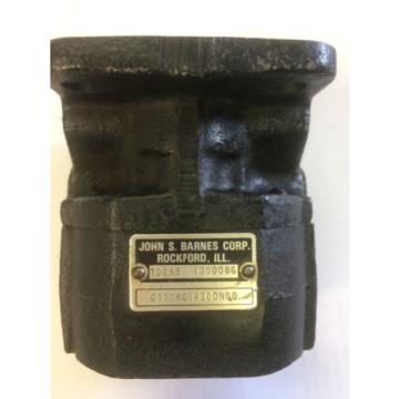 John S Barnes Corp Hydraulic 1300086, C1108C1A300N00 Pump