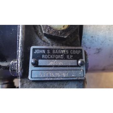 John S. Barnes Hydraulic 10390 24V Pump