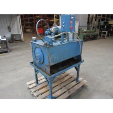 W.M.H. FLUIDPOWER 5HP 10 G.P.M. Hydraulic Power Unit 1000PSI Max. 30 Gal. Tank Pump