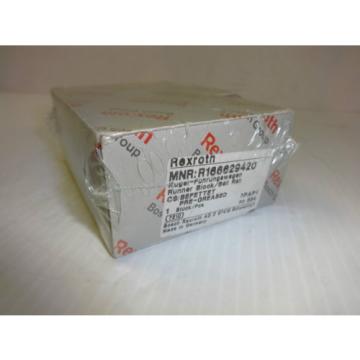 NEW R166629420 Bosch Rexroth Runner Block Ball Rail - Germany