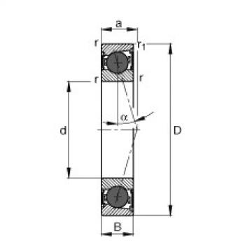 Spindle bearings - HCB7000-C-2RSD-T-P4S