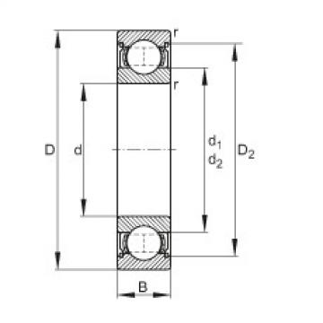 Deep groove ball bearings - 6004-2Z