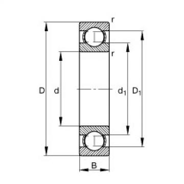 Deep groove ball bearings - SMR104