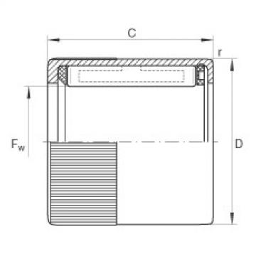 Drawn cup roller clutches - HF0306-KF-R