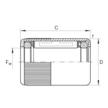 Drawn cup roller clutches - HFL0615-KF-R