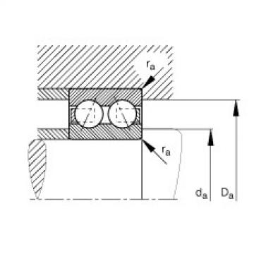 Angular contact ball bearings - 30/8-B-TVH