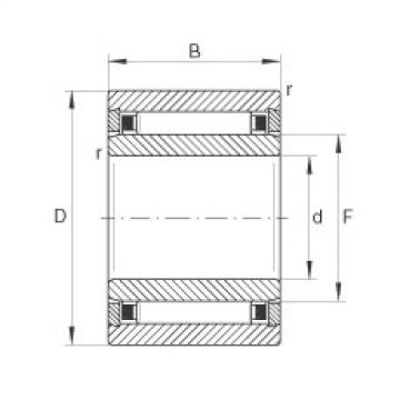 Needle roller bearings - NKI6/12-TV-XL