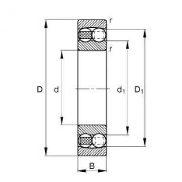 Self-aligning ball bearings - 1228-M