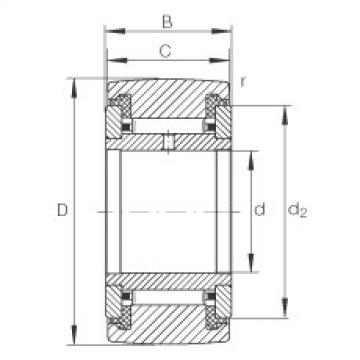 Yoke type track rollers - NATR10-PP