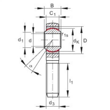 Rod ends - GAKSL20-PS