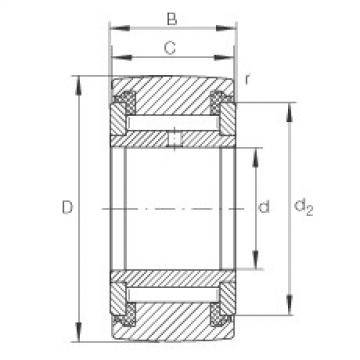 Yoke type track rollers - NATV12-PP