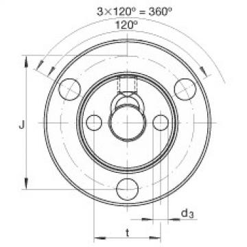 Axial conical thrust cage needle roller bearings - ZAXFM0635