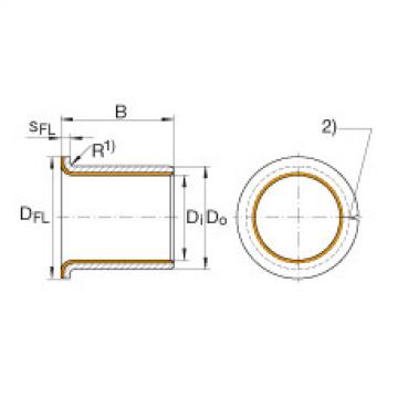 Flanged bushes - EGF06040-E40