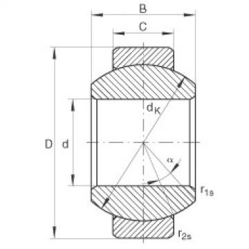 Radial spherical plain bearings - GE6-FO