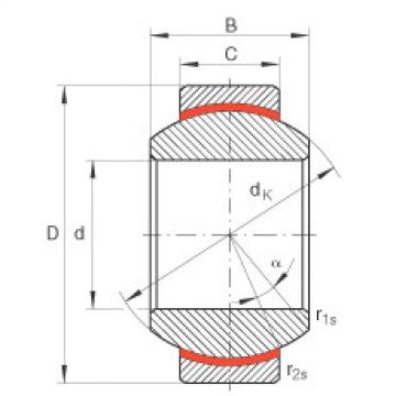 Radial spherical plain bearings - GE10-FW