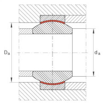 Radial spherical plain bearings - GE12-FW