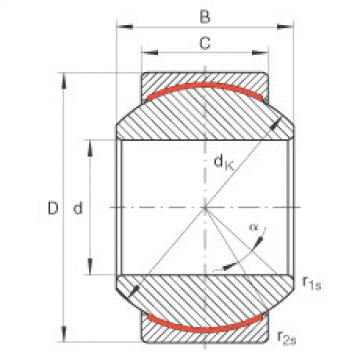 Radial spherical plain bearings - GE12-PW