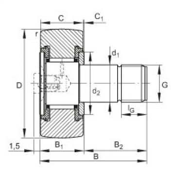 Stud type track rollers - KR19-PP