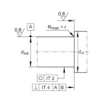 Axial angular contact ball bearings - ZKLN0624-2RS-XL