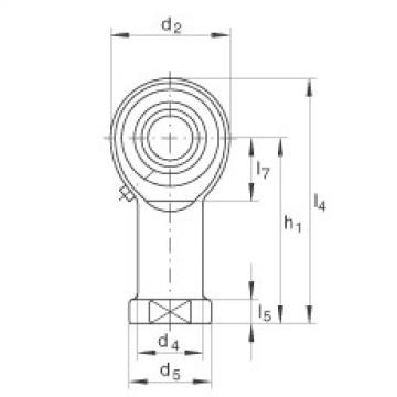 Rod ends - GIKL14-PB