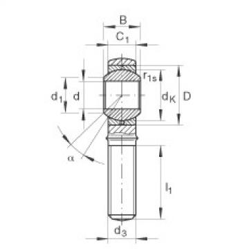 Rod ends - GAKL20-PB